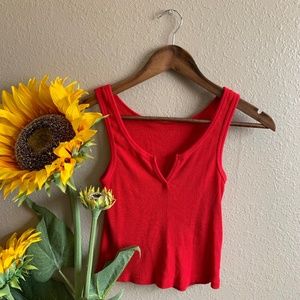 Ribbed Brandy Melville Tank